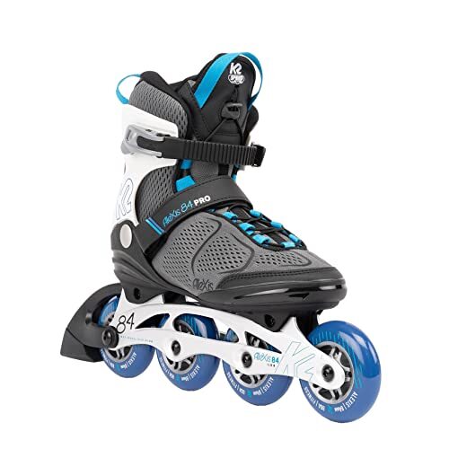 K2 Skate Alexis 84 PRO inline skates voor dames - grijs - blauw - 30G0517, EU: 36 (UK: 3.5 / US: 6)