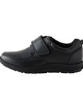 Next - Jongens - Leren schoolschoenen met 1 klittenbandsluiting - Zwart