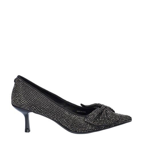 Nelson pumps met strass zwart