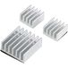 TRU COMPONENTS PCooler Set refroidisseur Convient pour (kits de développement): Raspberry Pi®, Banana Pi argent