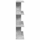 vidaXL Wandplank Muurmontage Betongrijs 56 x 20 x 90 cm Bewerkt hout