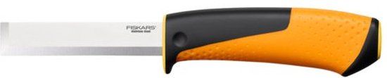 Fiskars 1023621 Serie - Timmermansmes - Ingebouwde Slijper - Roestvrij Staal - Ergonomische Handgreep