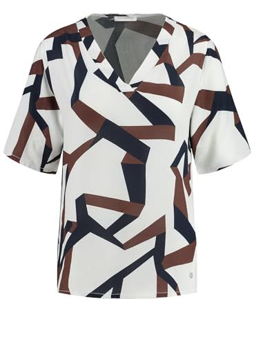 KEY LARGO Damesblouse WB Tine V-hals - Bruin - XS