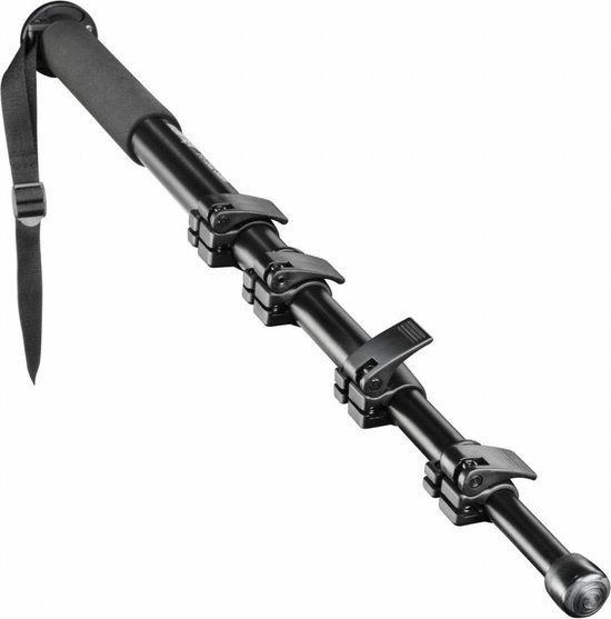 Walimex Monopod Aluminium Pro FT-1502 - 177cm - Zwart