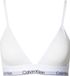 Calvin Klein dames Modern Cotton lightly lined triangle bra - triangel BH - wit