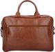 Dermata Aktetas/Schoudertas Rundleder 2838A Cognac