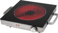 Bomann PC-EKP 1210 - Elektrische kookplaat - 36 cm - Zwart/RVS