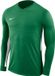 Nike Tiempo Premier LS Jersey Sportshirt - Maat L - Mannen - Donker Groen/Wit