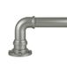 Decopolitan Telescopische gordijnroedeset, zilver, 45 tot 96 cm