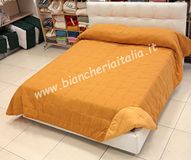 Caleffi 55158 microvezel verwarmingsdeken overgangsperiode voor Frans bed en bed, goud