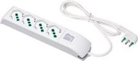 Fanton 410100 Binnen 4AC-uitgang(en) 1.5m Wit