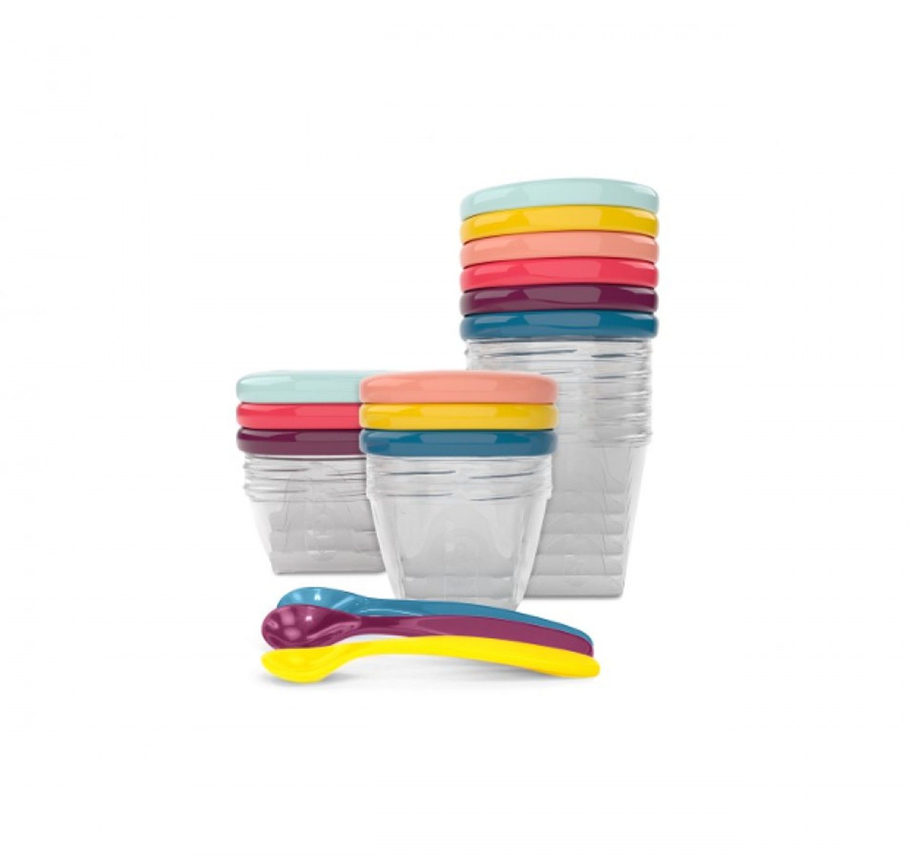 BabyMoov A004310 Babyvoedingsbakjes - 12 stuks - BPA-vrij - Magnetron-, vriezer- en vaatwasserbestendig