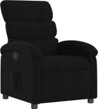 vidaXL Relaxfauteuil Zwart Stof