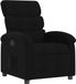 vidaXL Relaxfauteuil Zwart Stof