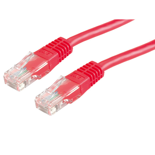 Value UTP Patchkabel, Cat. 6, rood 1,0m