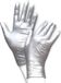 Unigloves Nitrile Hanschoenen Poeder Vrij Fancy Silver Maat XS