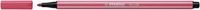 STABILO Pen 68 Brush - Premium Brush Viltstift - Strawberry Red - per stuk