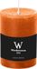 Wiedemann Bougie cylindrique/bougie pilier - bougie rustique - cognac brun - 7 x 10 cm - 43 heures de combustion