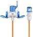 goobay CEE-adapterkabel voor caravans, 1,5 m, CEE-stekker op 1 CEE-stopcontact en 2 stopcontacten met geaard contact, IP 44, campingkabel, camper en werk 76231