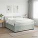 Maison Exclusive - Lit boxspring avec matelas gris clair 160 x 200 cm velours