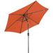 Angel Living 250cm Parasol Manivelle Inclinable Parasol de Jardin, Empêche de La Lumière Solaire Directe et Anti-ultraviolet, Parasol pour Patio et Jardin, Pour Balcon Patio Terrasse