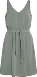 VILA - VIKRISTINA LAIA S/L BELT DRESS/KA/EX - Dames - Mini jurken - Maat 38 - Polyester/Elastaan - Mouwloos - Laurel Wreath