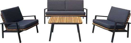 Intergard Aluminium loungeset Dexter 4 personen