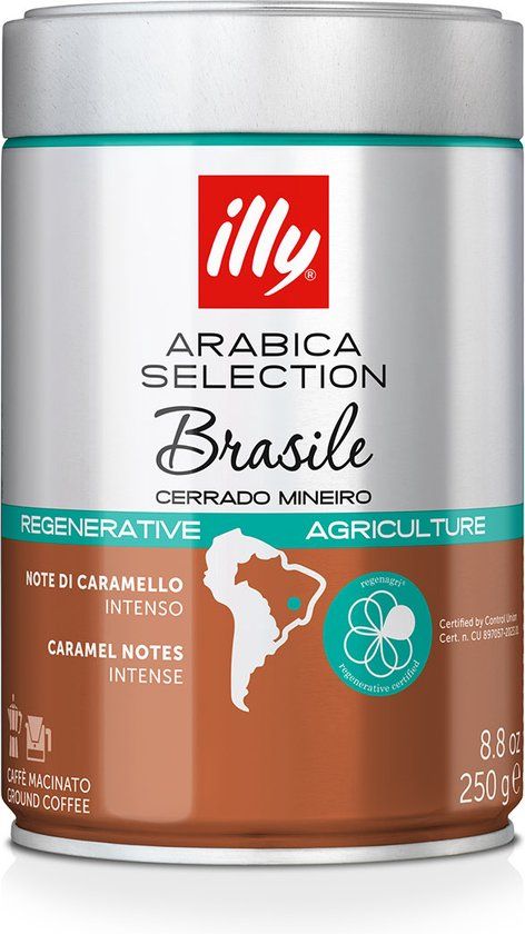 illy - Koffie Brazilië Cerrado Mineiro 250 G gemalen