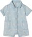 Vertbaudet Denim combishort babymeisjes