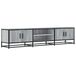 Sonoma Eikenkleurig meuble TV 180x35x41 cm Bois traité Gris