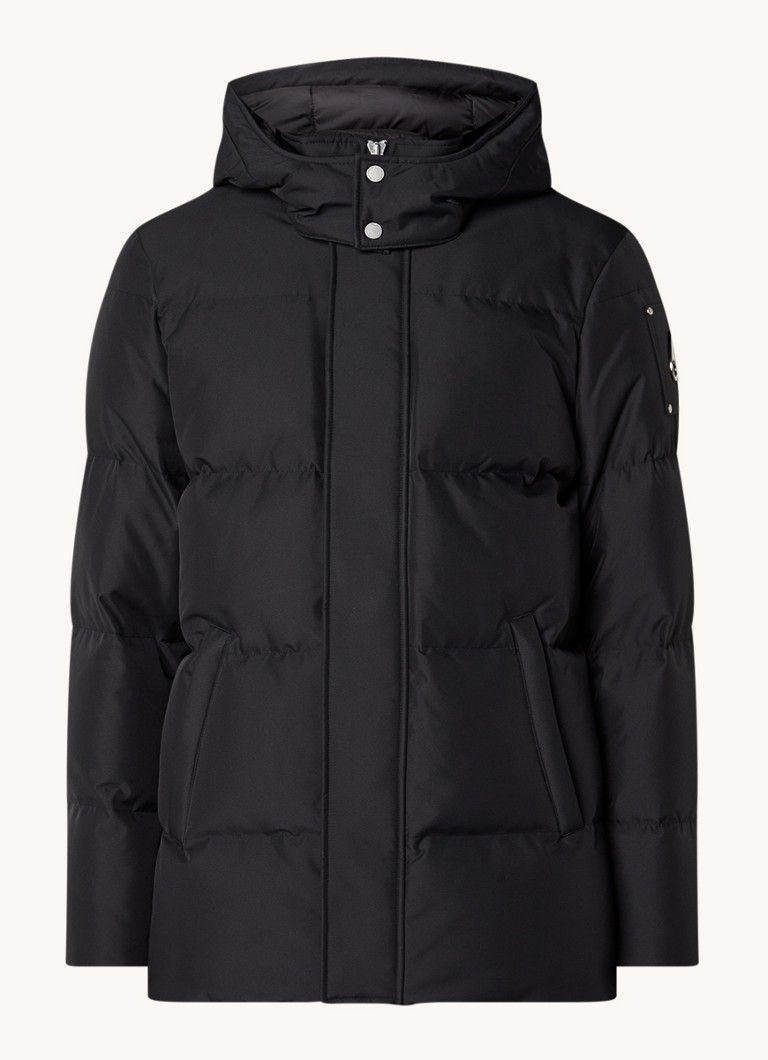 Moose Knuckles Mapleton puffer jack met donsvulling en afneembare capuchon