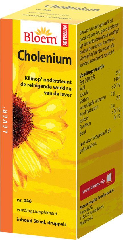 Bloem Cholenium - Druppels - 50ml