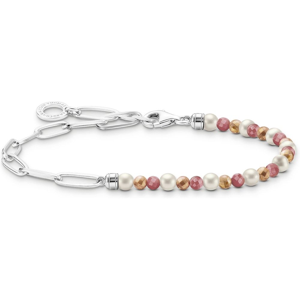 Thomas Sabo Armband Zilver 925 roze, wit - Dames
