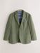 Next - Heren - Blazer van linnenmix met textuur - Groen