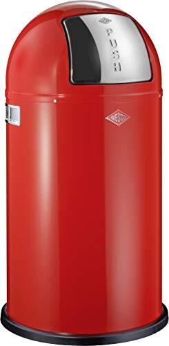 Wesco 175 831 Pushboy Afvalbak 50 Liter Rood