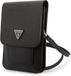 Guess Saffiano Triangle Logo Heuptas met Riem (tot 7 Inch) - Zwart