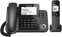Panasonic KX-TGF310EXM Telefono a Filo e Cordless DECT Senza Segreteria Telefoni