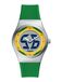 FOSSIL Analoog horloge 'ARCHIVAL BIG TIC - Brasil' blauw / groen / zilver