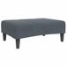 VidaXL Voetenbank 77x55x31 cm fluweel donkergrijs