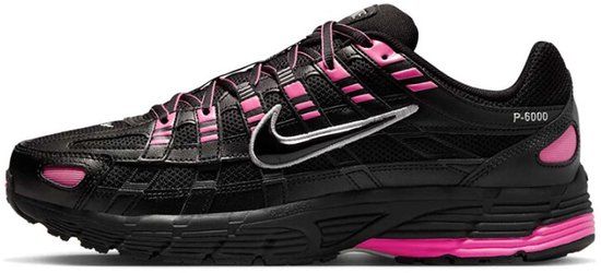 Nike P-6000 Pink Blast Metallic Silver Black - Maat 42