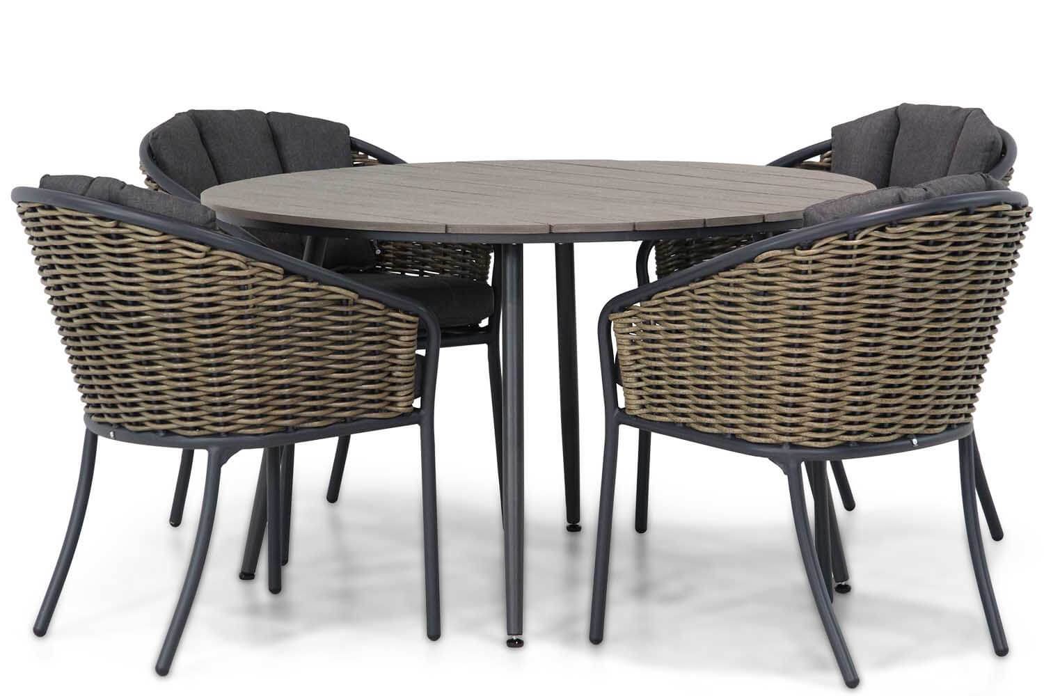 Santika Furniture Santika Tika/Matale 125 cm Round Dining Set 5-Piece