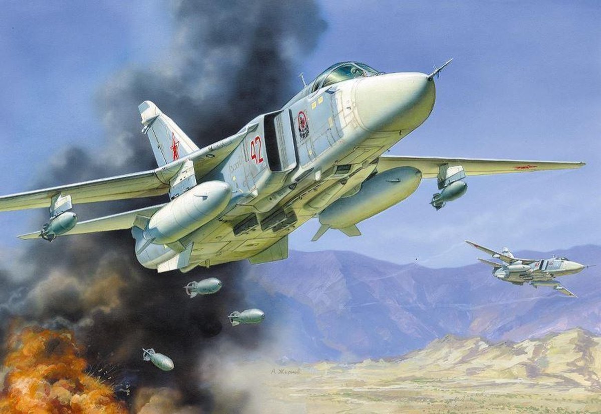 Zvezda 1:72 7267 Front Bomber SU-24M "Fencer D" Plastic kit