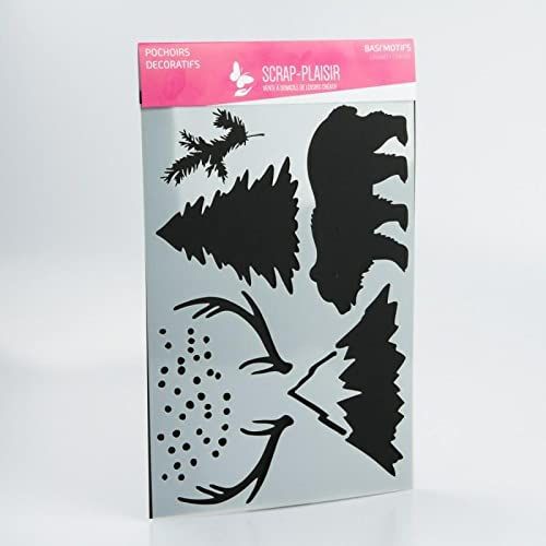 CreaPlaisir sjablonen, zwart, groot - 3662104047113