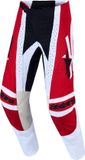 Alpinestars Techstar Maven Motocrossbroek Rood/Wit/Zwart Maat 32