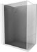 Mexen Kioto-XF paroi de douche Walk-in avec cadre 150 x 202 cm, graphite 10 mm, blanc