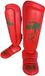 Super Pro Combat Gear Scheenbeschermer Nations Maroc PU rood - groen M