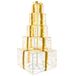 VidaXL Kerst led-cadeaudozen stapel 250 led's warmwit 56 x 56 x 120 cm