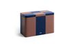 HAY Bocal Tin Container moyen Brun-bleu nuit