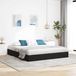 Maison Exclusive - Cadre de lit ottoman, noir, 180 x 200 cm, velours