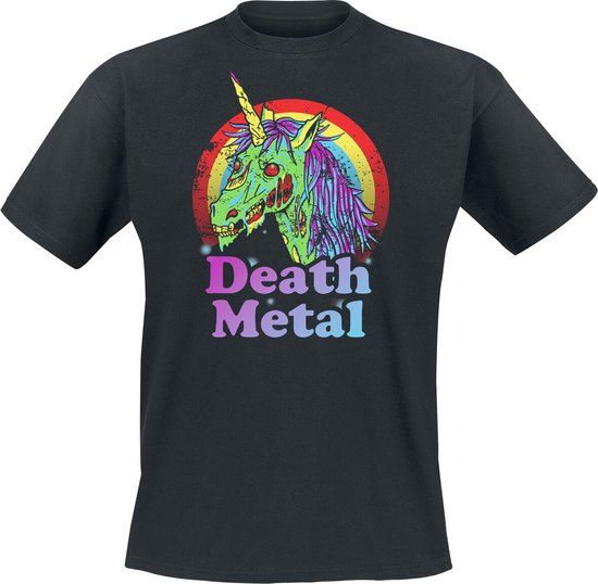 Funshirt Death Metal Heren T-shirt - zwart - 3XL